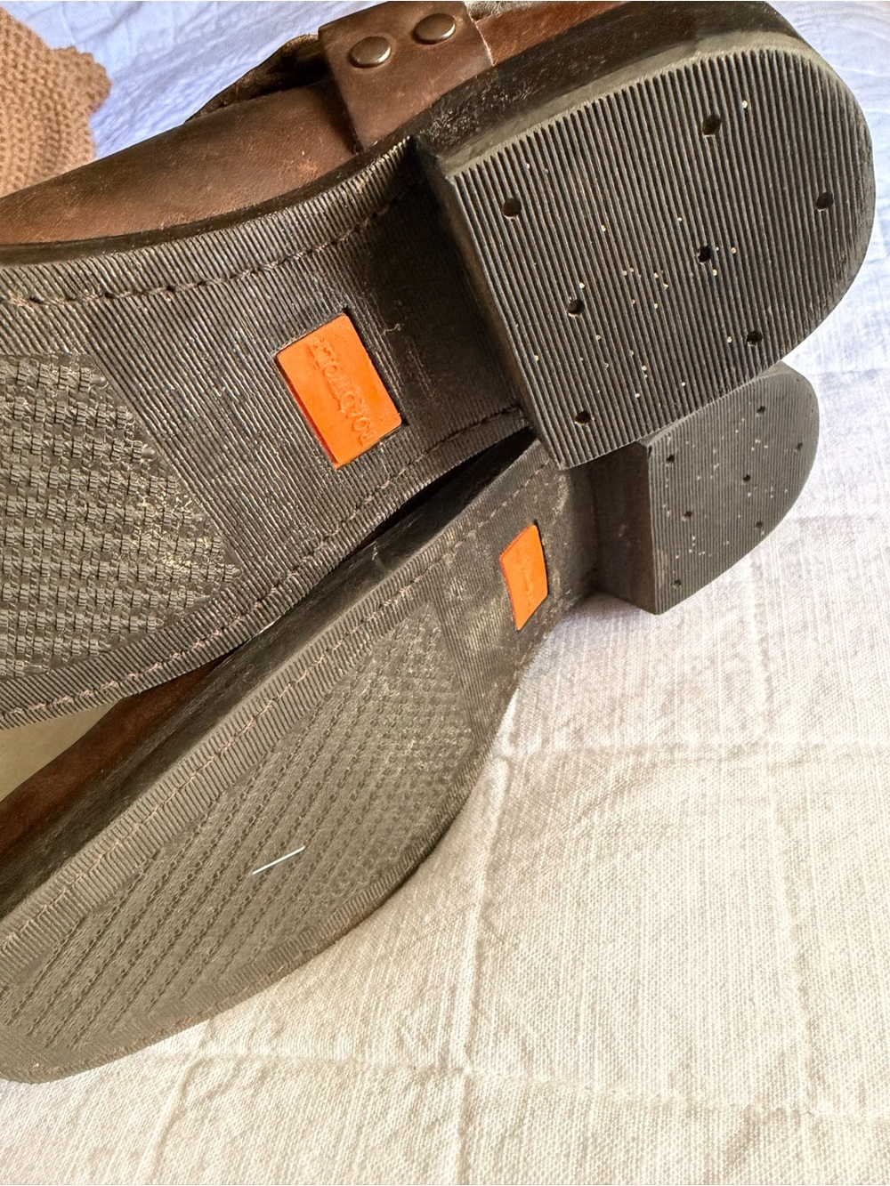 Brown Leather Harness Boots - Picture 2 of 4